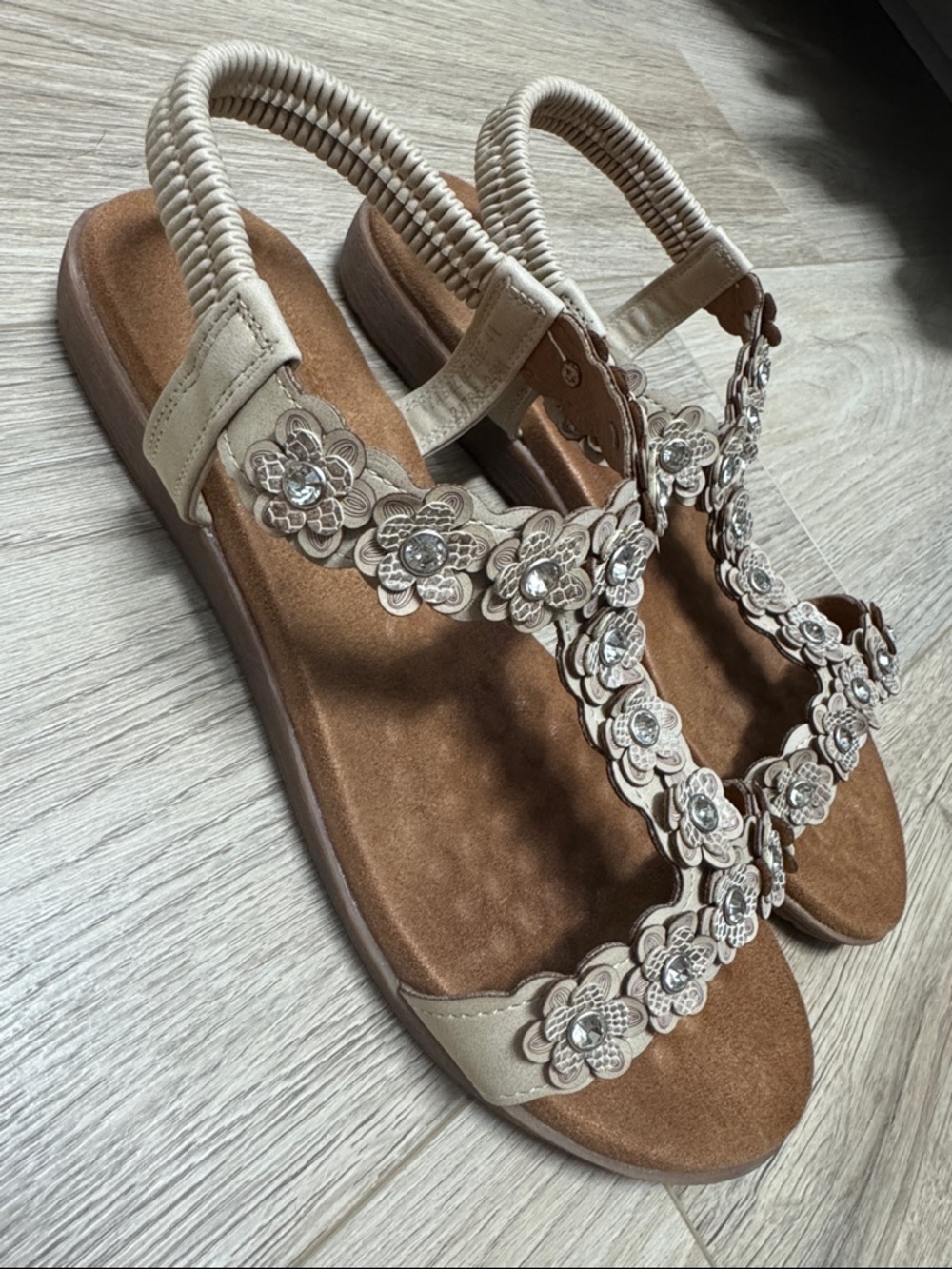 Patrizia Floral Cushioned Sandals